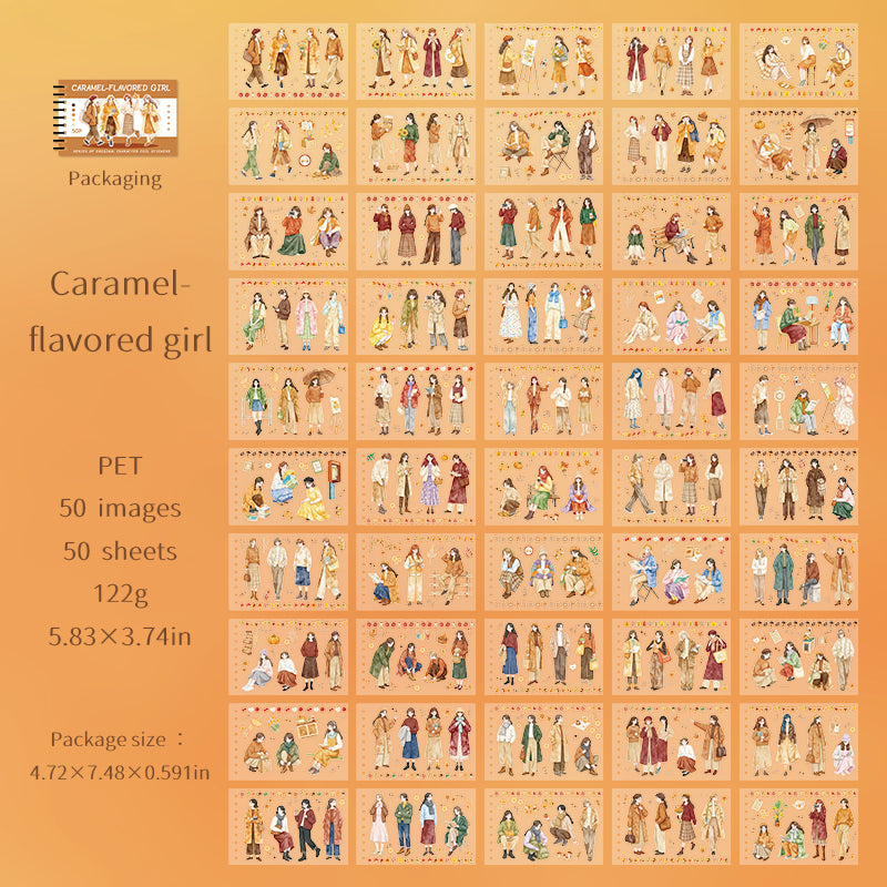 Caramel Girl Sticker Book