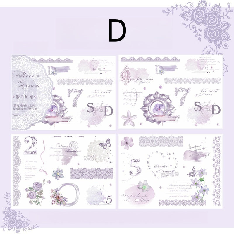 Rococo Dream Transfer Stickers