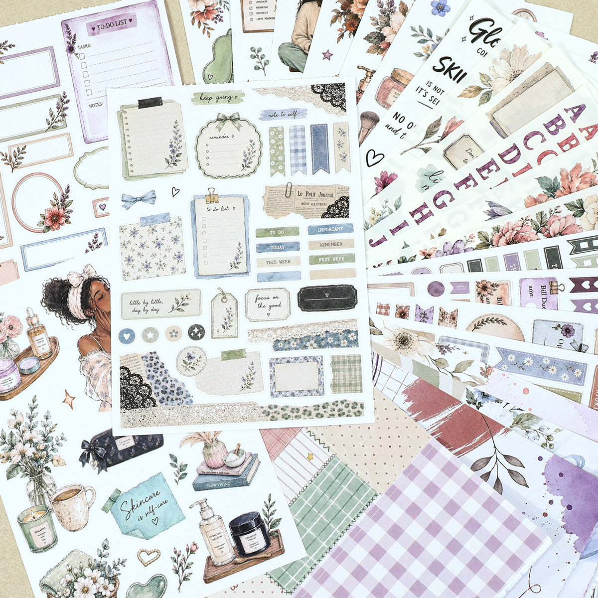 Beautiful Skin Sticker Book