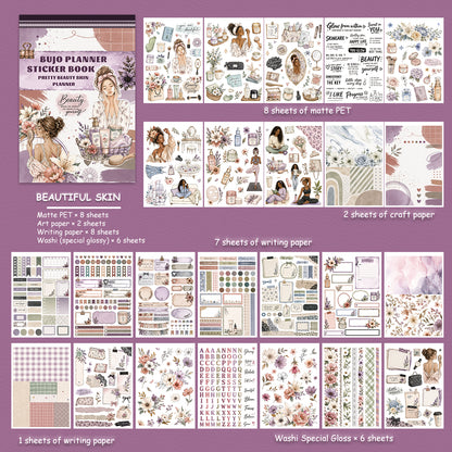 Beautiful Skin Sticker Book