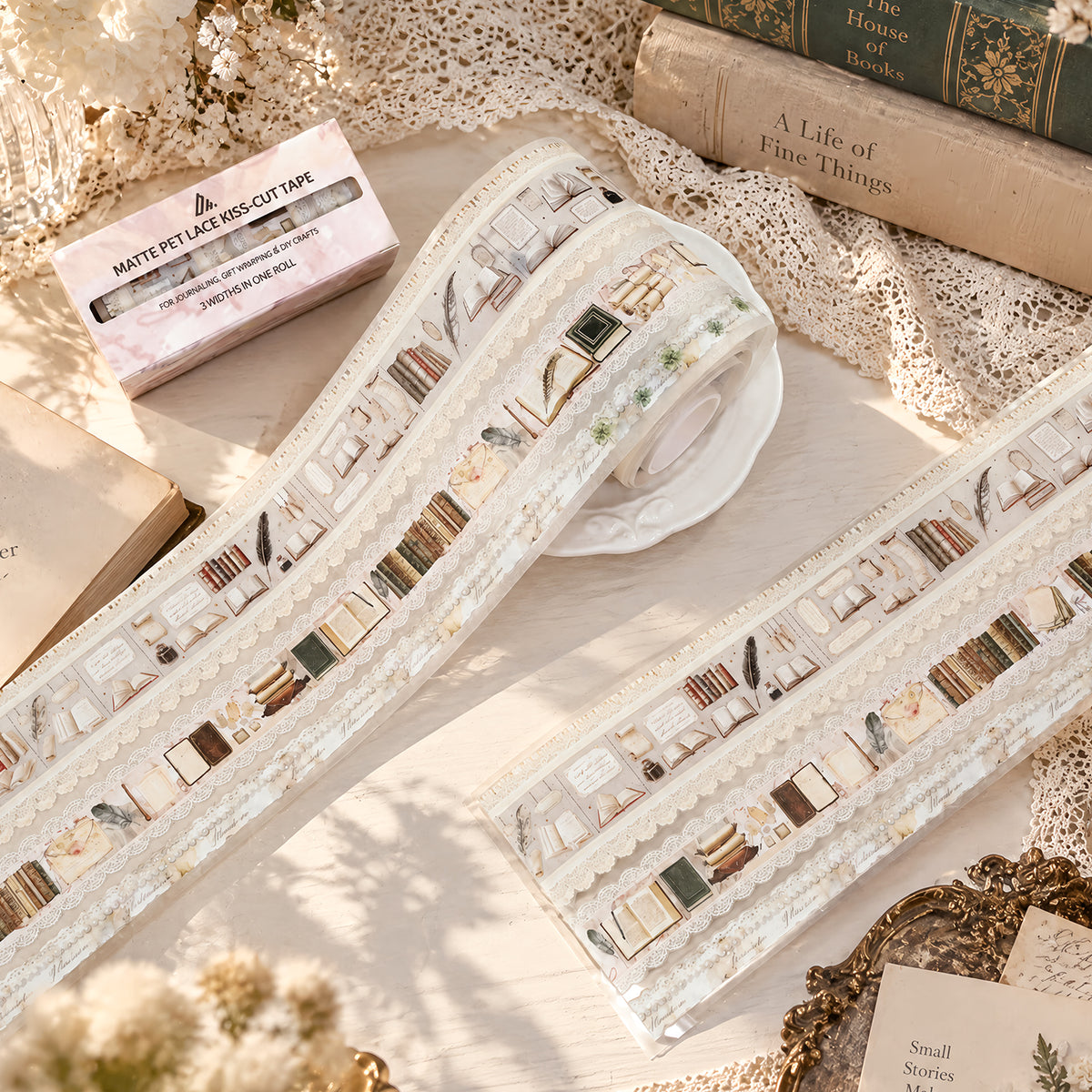 Quiet Bookshelf Tape Set