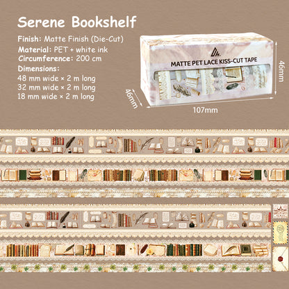 Quiet Bookshelf Tape Set