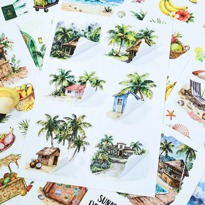 Vacation Trip Sticker Book