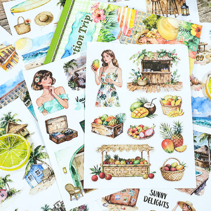 Vacation Trip Sticker Book
