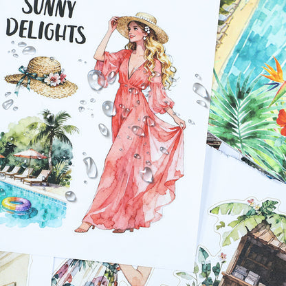 Vacation Trip Sticker Book