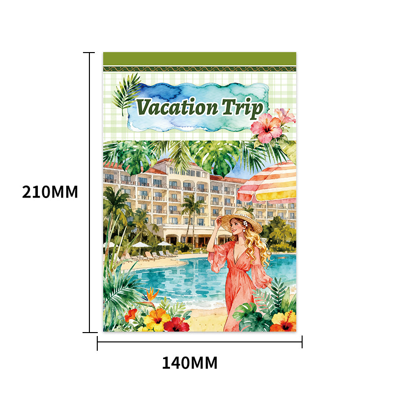 Vacation Trip Sticker Book