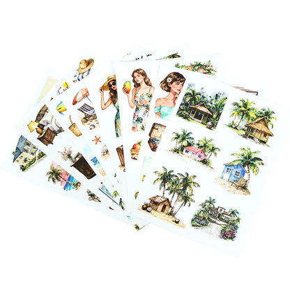 Vacation Trip Sticker Book