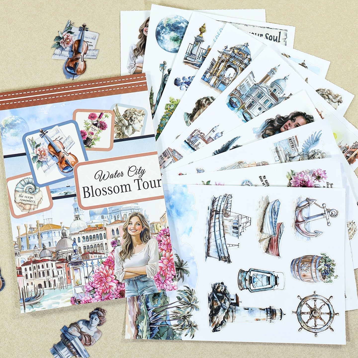 Water City Blossoms Tour Sticker Book