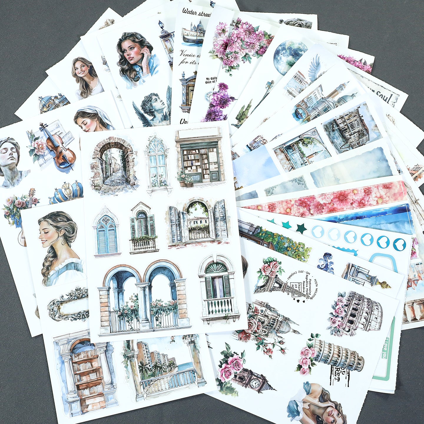 Water City Blossoms Tour Sticker Book