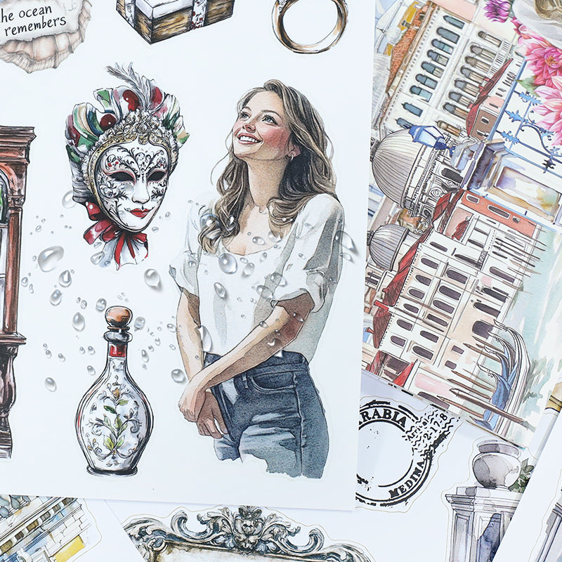 Water City Blossoms Tour Sticker Book