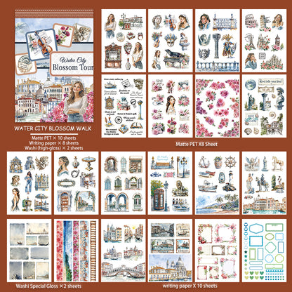 Water City Blossoms Tour Sticker Book