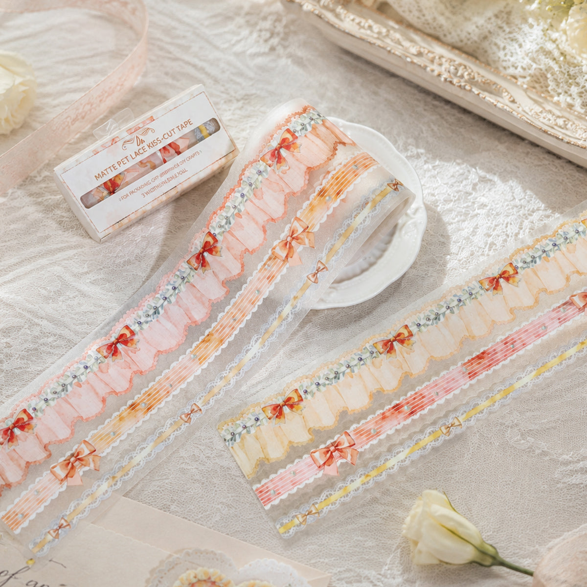 Champagne Lace Tape Set