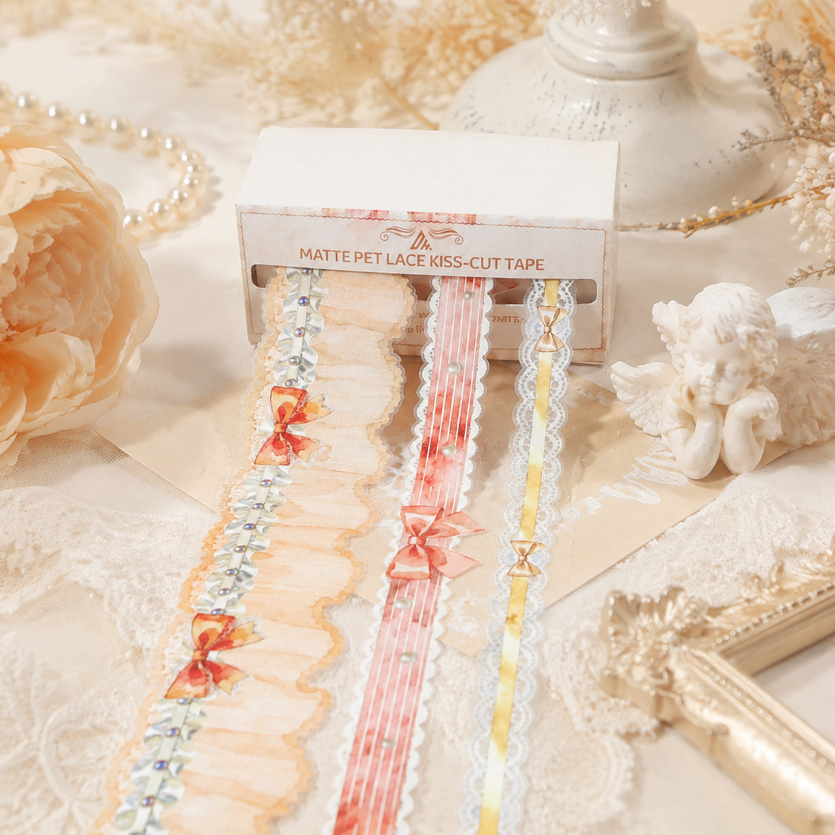 Champagne Lace Tape Set