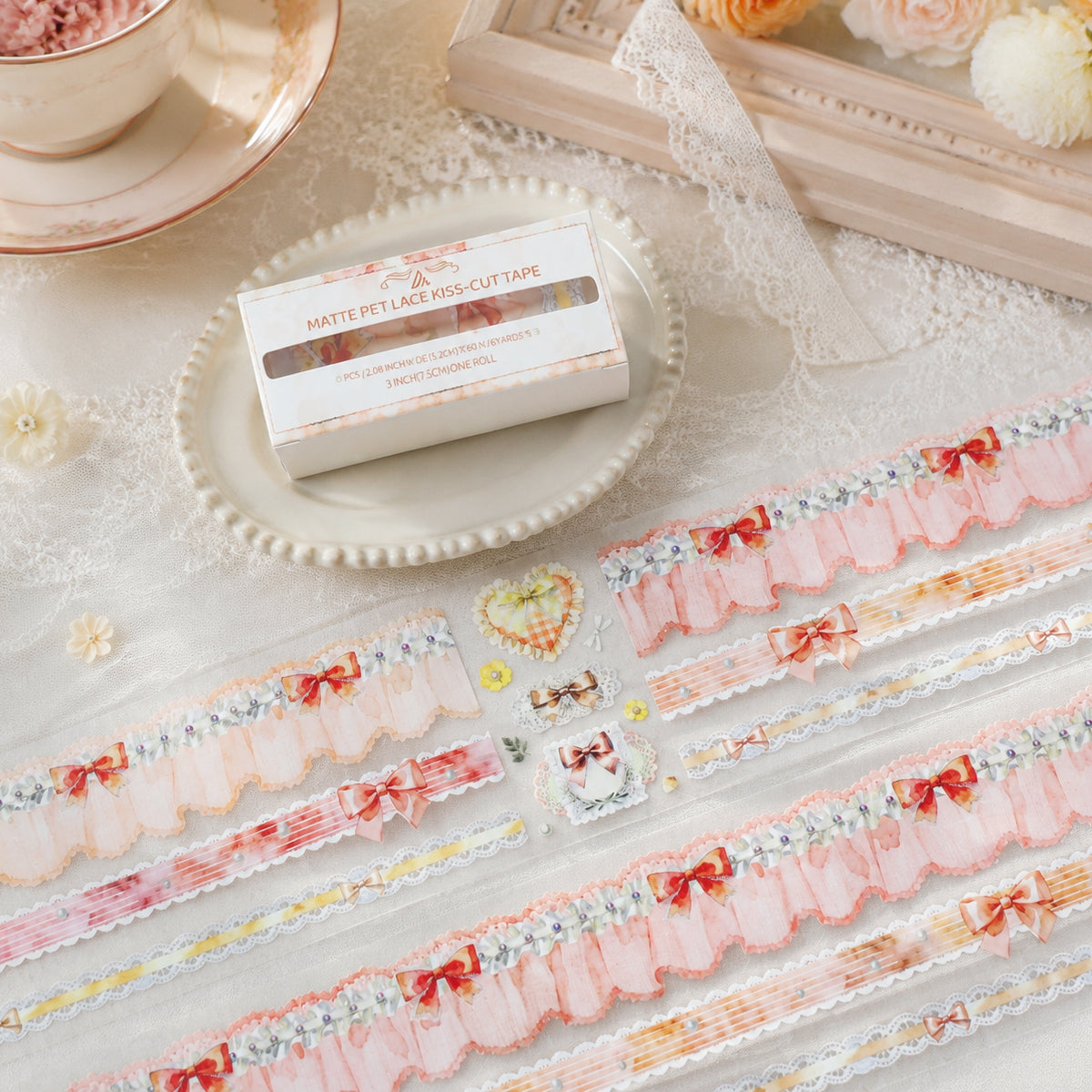 Champagne Lace Tape Set