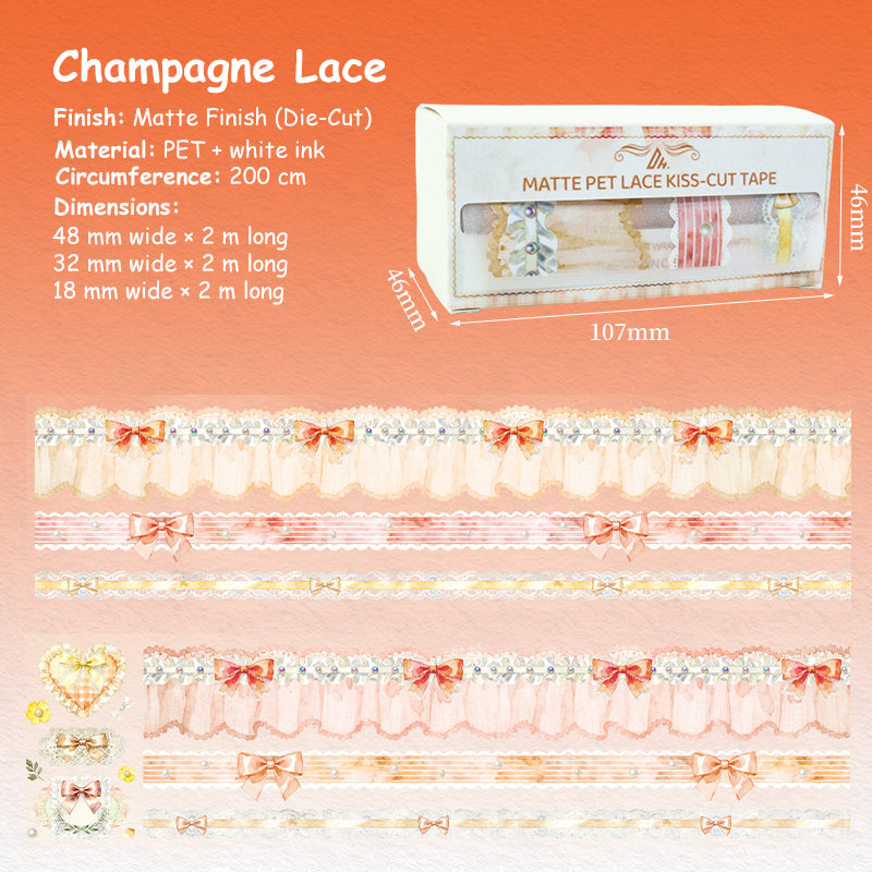Die-Cut Lace Journal Tape Set