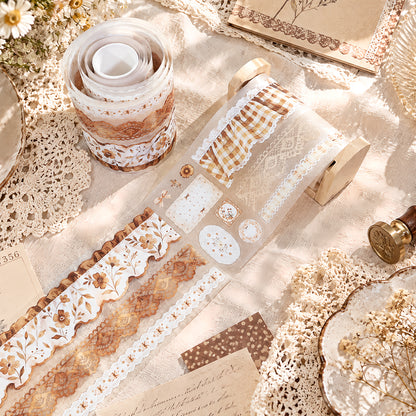 Honey Brown Lace Tape Set