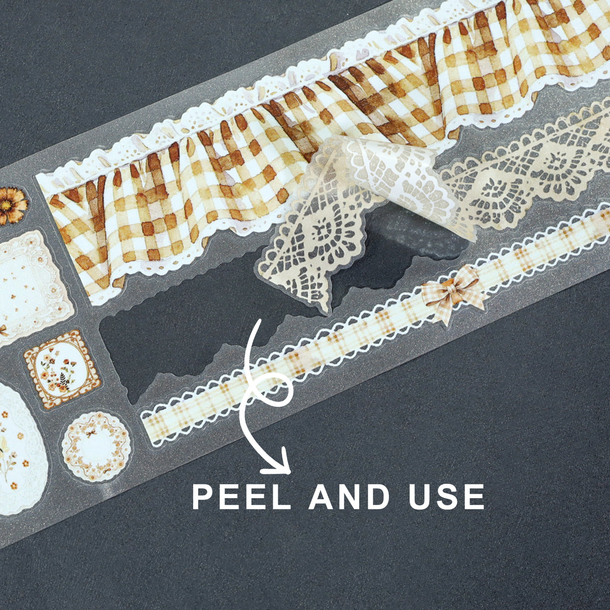 Honey Brown Lace Tape Set