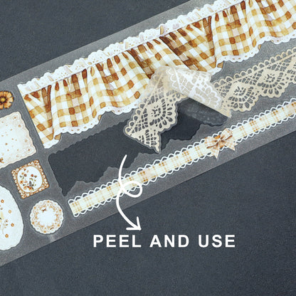 Honey Brown Lace Tape Set