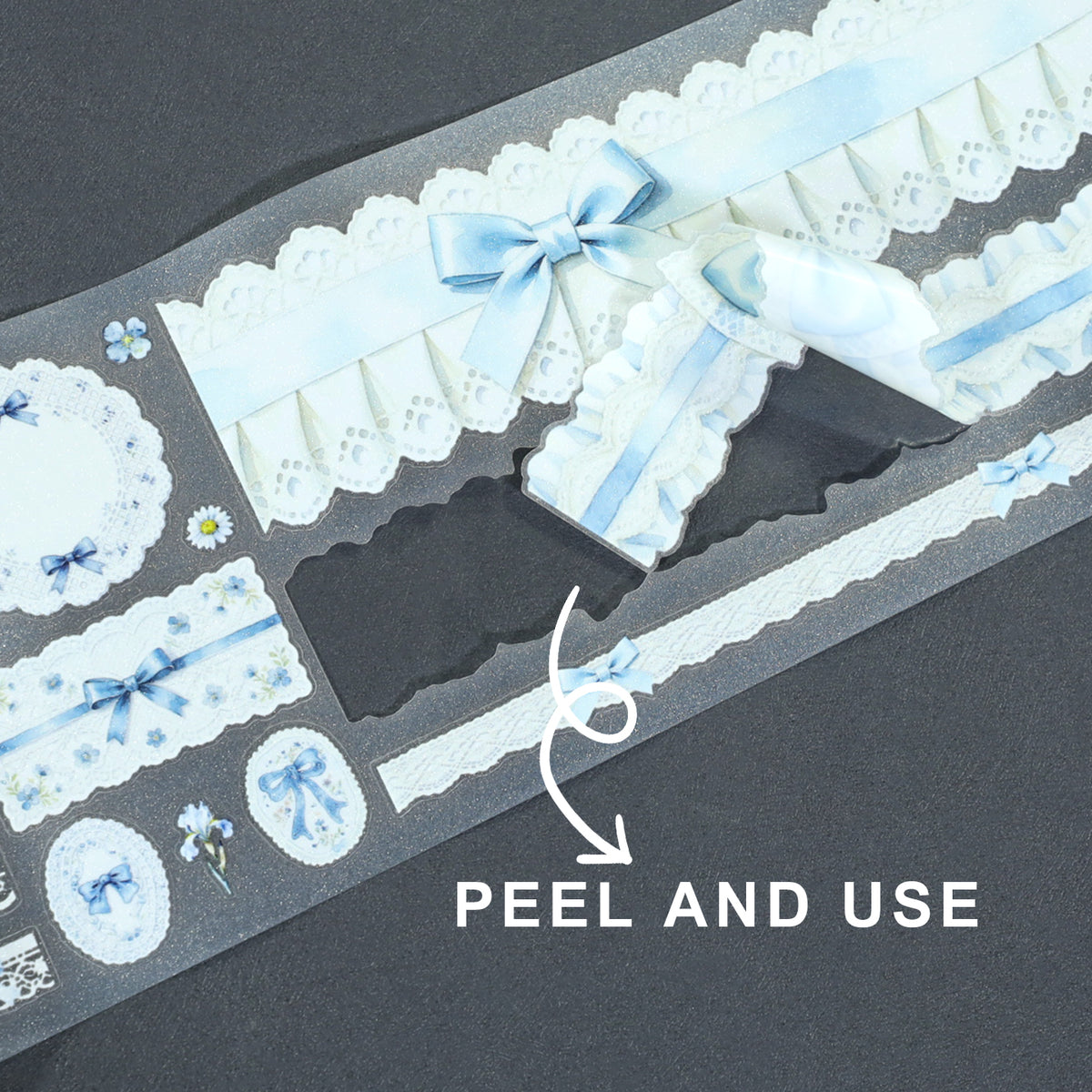 Blue Bow Fantasy Tape Set