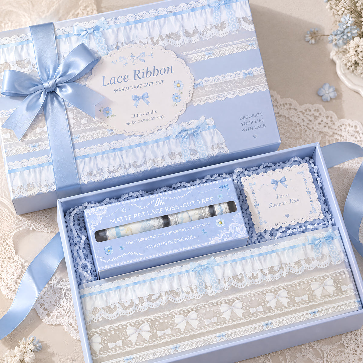 Blue Bow Fantasy Tape Set