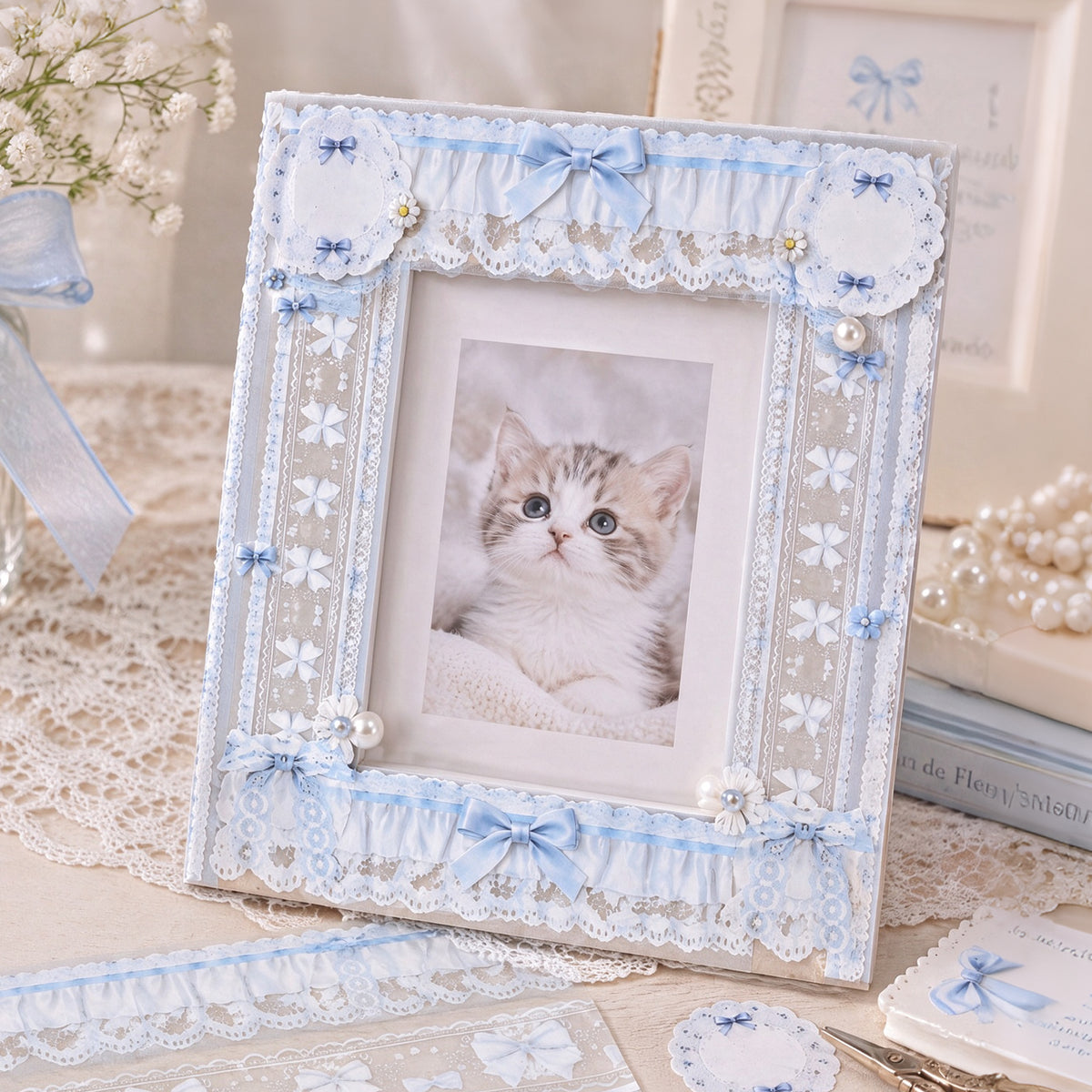 Blue Bow Fantasy Tape Set