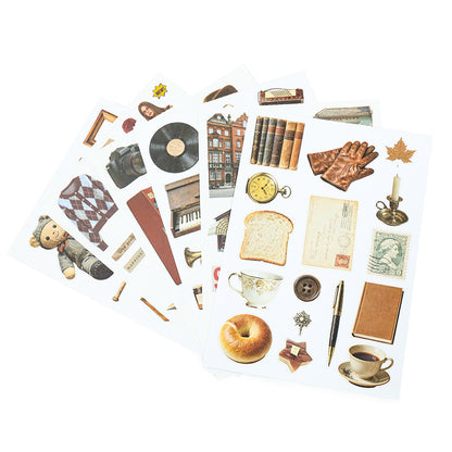 Vintage Collage Archive Sticker Book