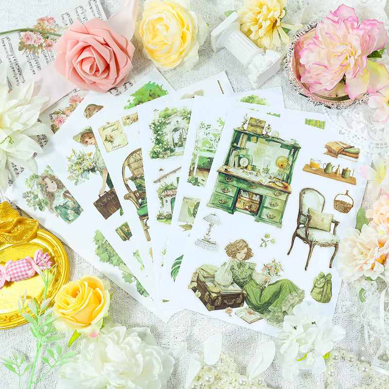 Green Corner Sticker Book