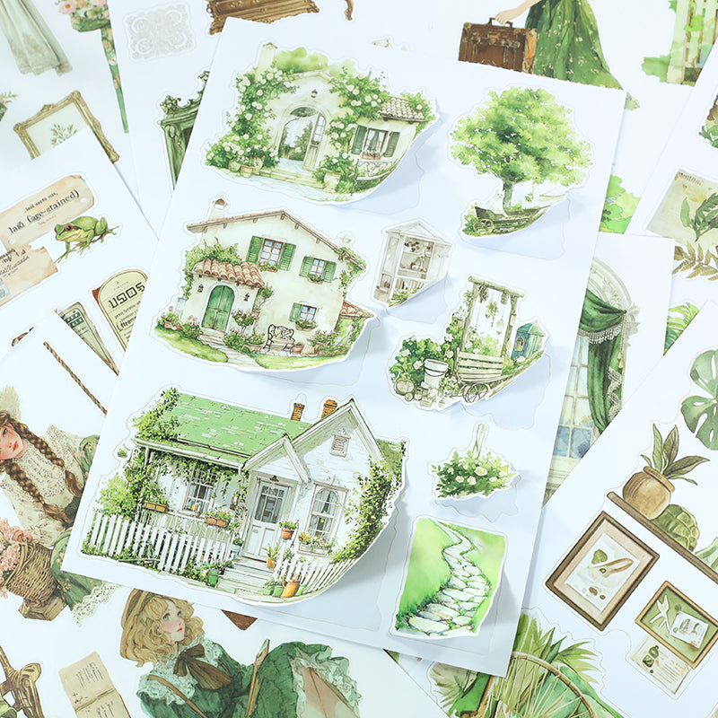 Green Corner Sticker Book