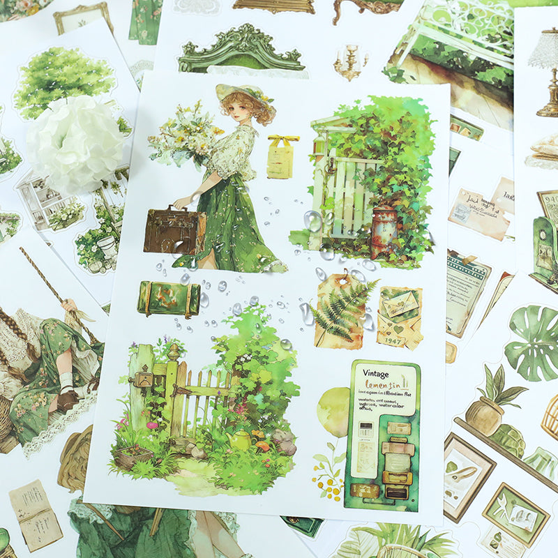 Green Corner Sticker Book