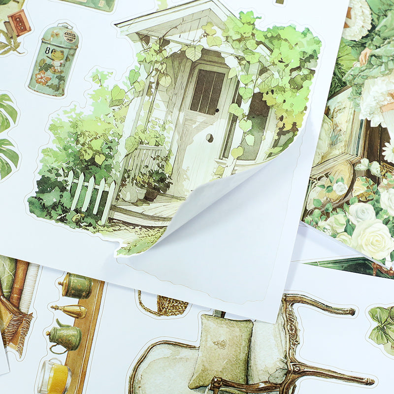 Green Corner Sticker Book