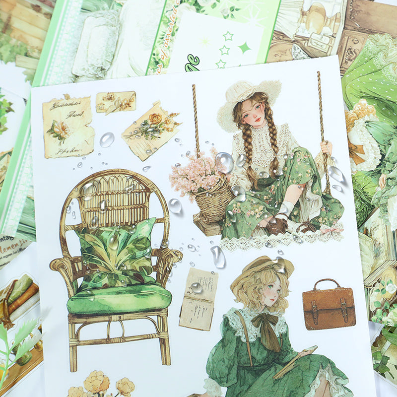 Green Corner Sticker Book