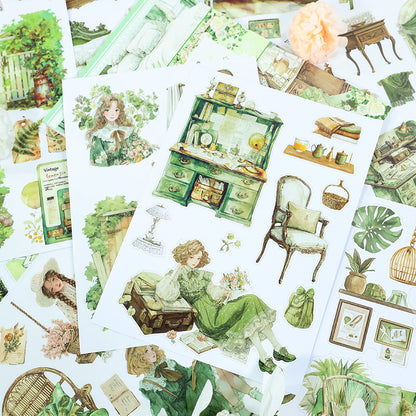 Green Corner Sticker Book