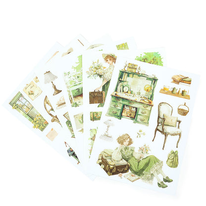 Green Corner Sticker Book