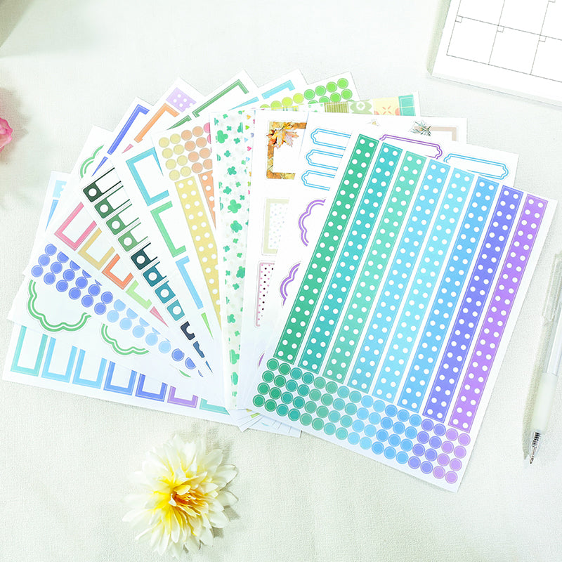 Colorful Planner Sticker Book