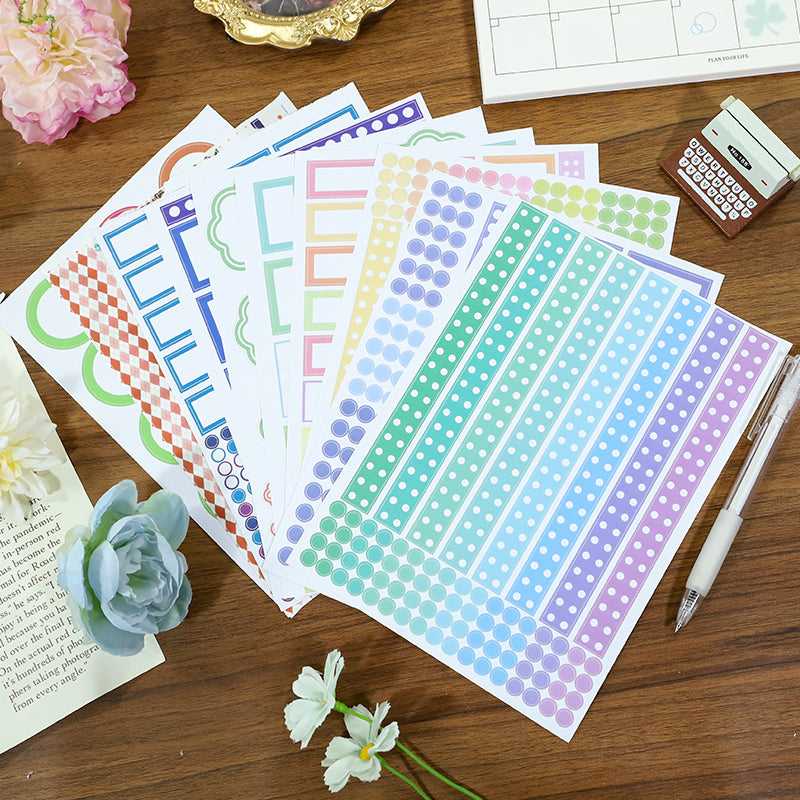 Colorful Planner Sticker Book
