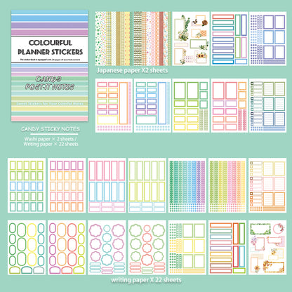 Colorful Planner Sticker Book