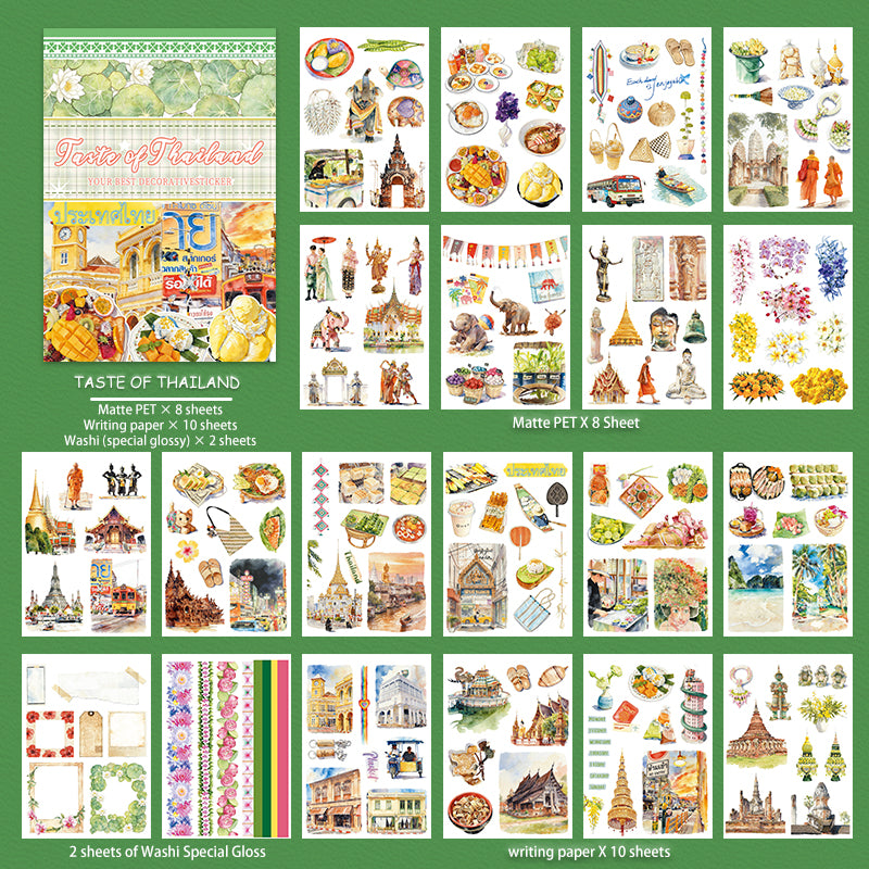 Taste of Thailand Sticker Book