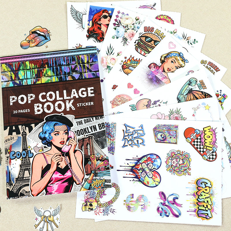 Pop Art Sticker Book