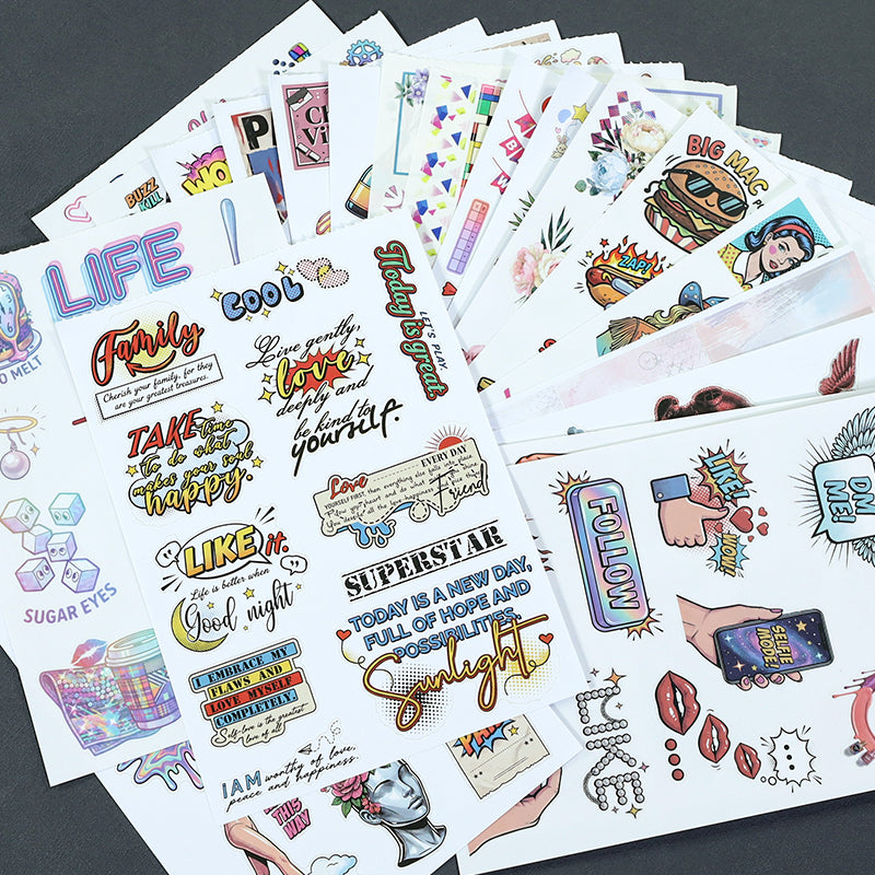 Pop Art Sticker Book