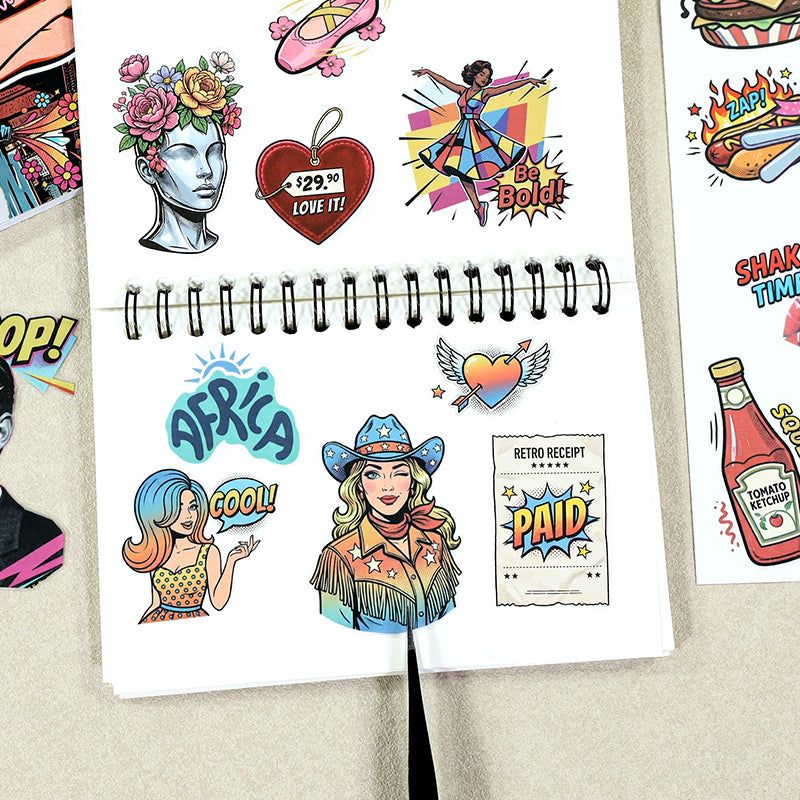 Pop Art Sticker Book