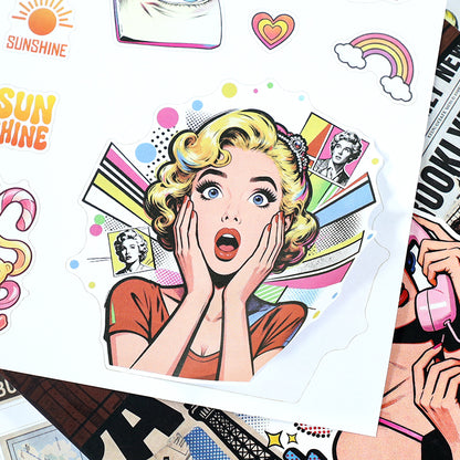 Pop Art Sticker Book