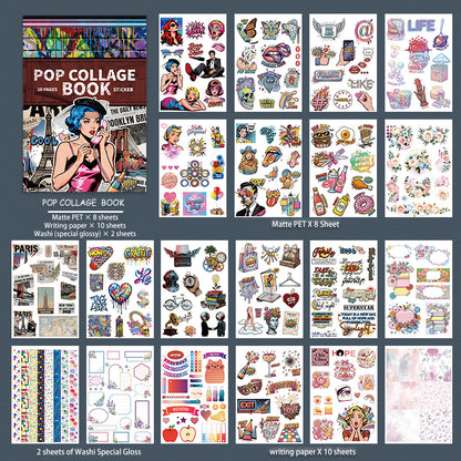 Pop Art Sticker Book