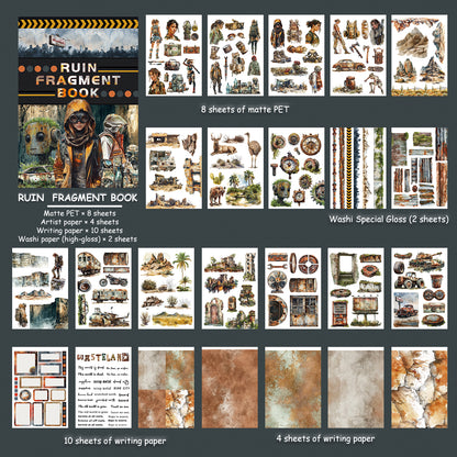 Ruin Fragments Sticker Book
