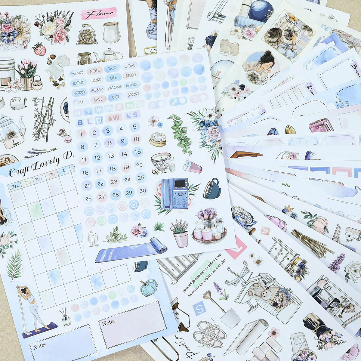 Relaxation Plan Sticker Book