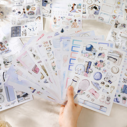 Relaxation Plan Sticker Book