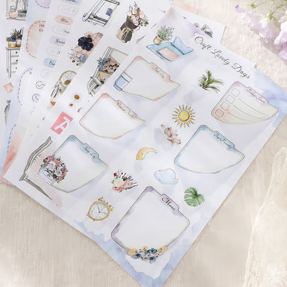 Relaxation Plan Sticker Book