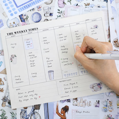 Relaxation Plan Sticker Book