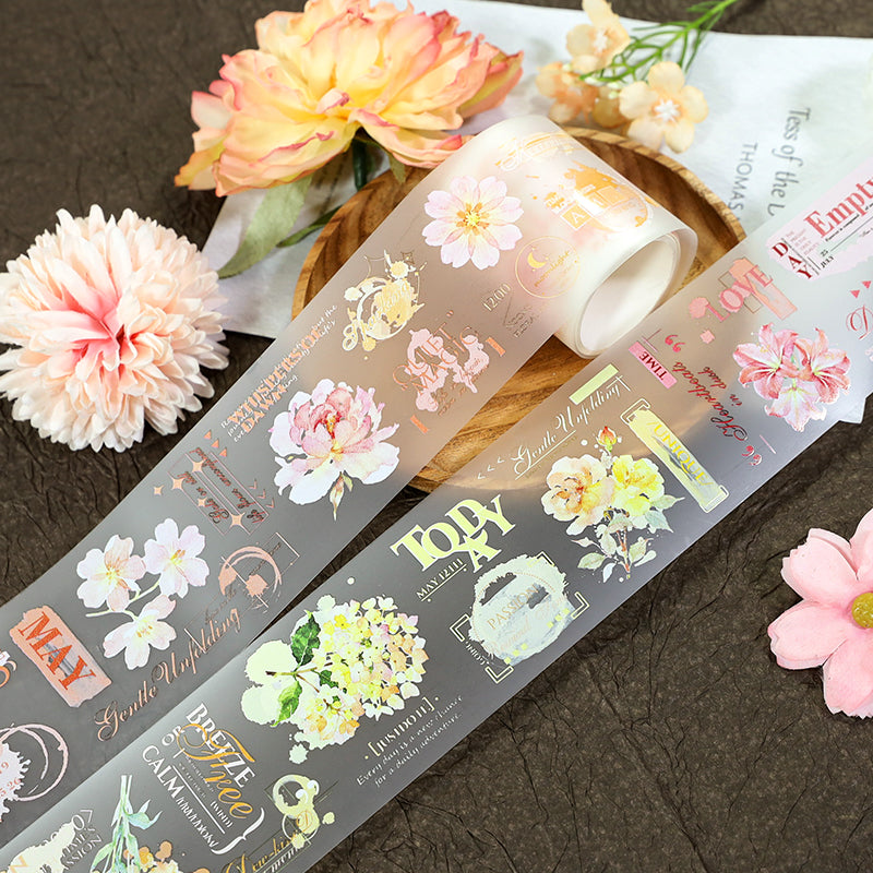 Watercolor Floral Dyeing Tape
