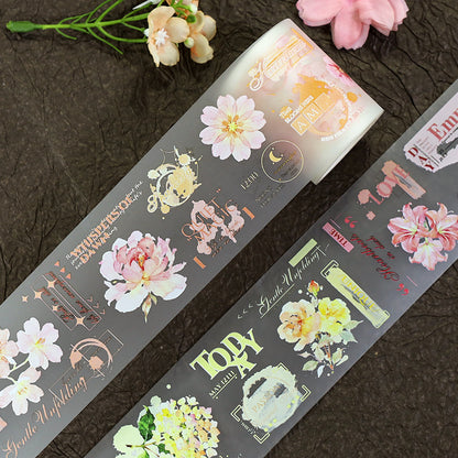 Watercolor Floral Dyeing Tape