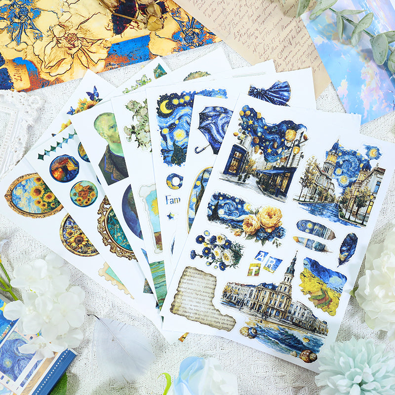 Starry Night Art Rhapsody sticker book